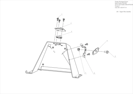 Support Colonne de Direction TR4201E