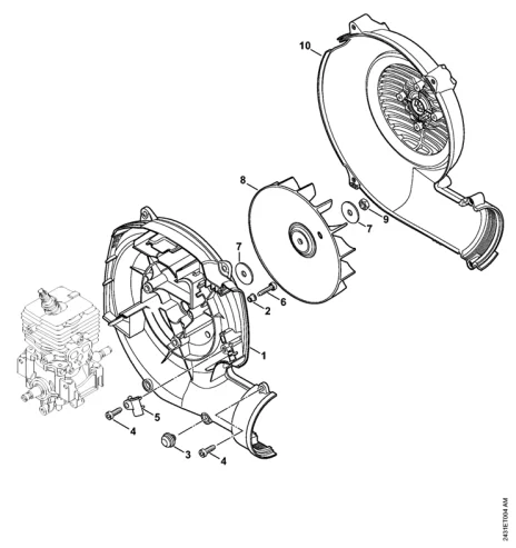 Carter de turbine, Turbine