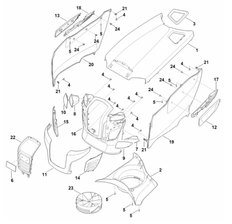 D - Capot-moteur