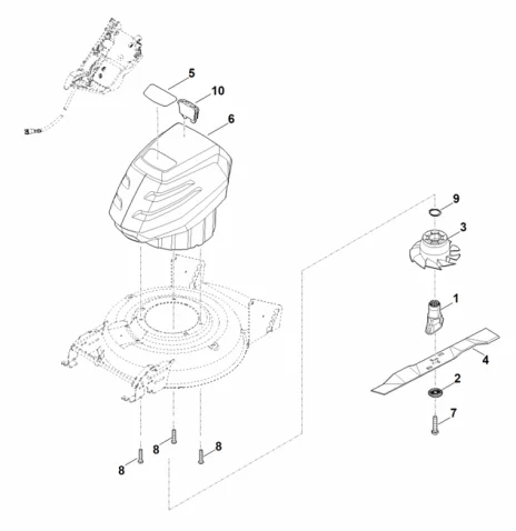 E - Moteur, lame