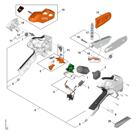Pièces de rechange de Numéro de machine