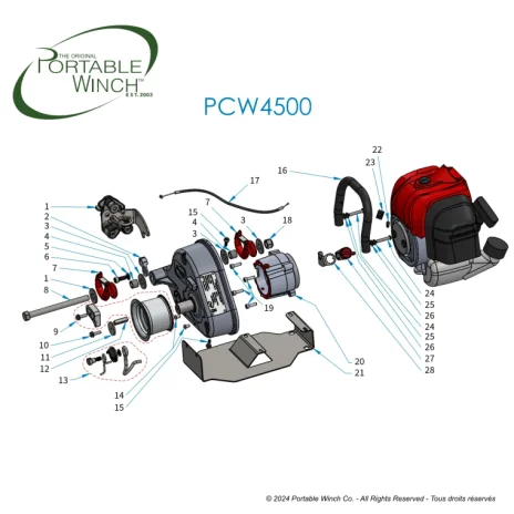 Pièces de rechange PCW4500