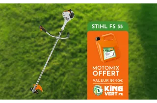 Débroussailleuse STIHL FS 55 - Bidon MotoMix 5 L offert