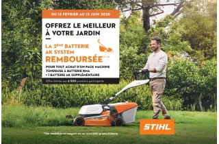 Offre STIHL AK Tonte - 2ème batterie AK SYSTEM remboursée