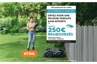 Offre STIHL iMOW - 250€ remboursés