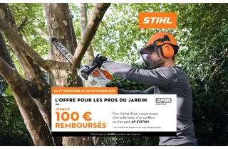 Offre de remboursement STIHL - Gamme AP