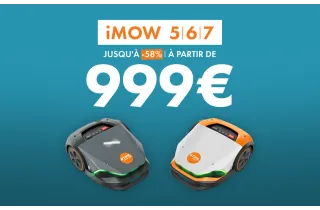 Baisse de prix : robots tondeuses STIHL iMOW 5, 6 & 7 EVO & BASIC