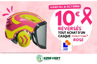 Octobre Rose : 10€ reversés pour l'achat d'un casque PROTOS rose