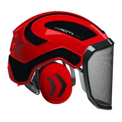PROTOS Casque Protos® Integral Forest (Rouge et Noir)