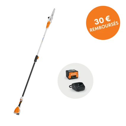 STIHL Perche d'élagage à batterie STIH HTA 50 pack 1 batterie