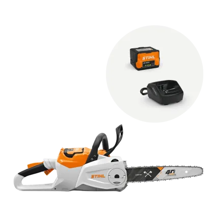 STIHL Tron&ccedil;onneuse &agrave; batterie STIHL MSA 80 C-B - Guide 40 ans TIMBERSPORTS - Pack 1 batterie