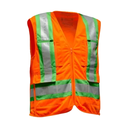 PFANNER Gilet PFANNER ZIPP4FIT - Orange vert