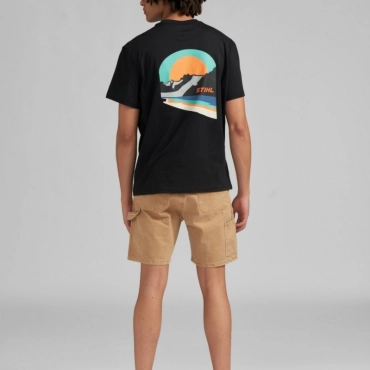 T-Shirt STIHL SUNSET - Noir - vue 4