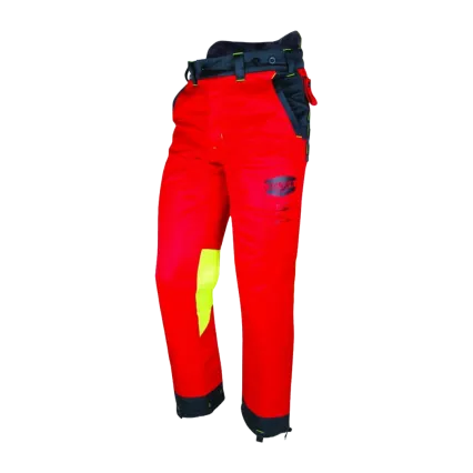 SOLIDUR Pantalon anti-coupure SOLIDUR AUTHENTIC - Classe 1 - Type A - Rouge