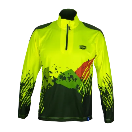 SOLIDUR T-Shirt manches longues anti-UV SOLIDUR UPF40+ - Jaune