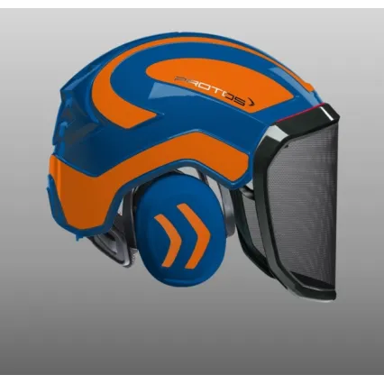 PROTOS Casque Protos® Integral Forest (Bleu et Orange)