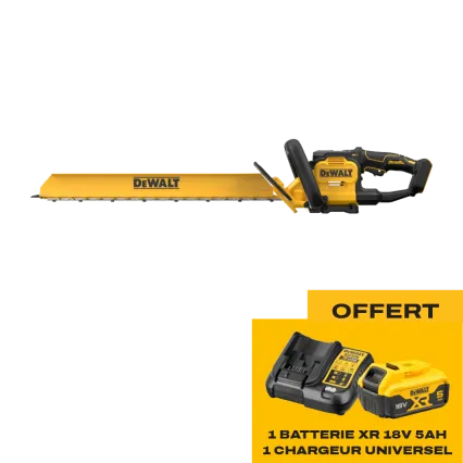 DEWALT Taille-haies &agrave; batterie DEWALT DCMHT567 - Starter pack offert