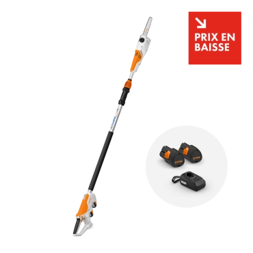 Perche d'élagage à batterie STIHL HTA 30 - Pack 2 batteries