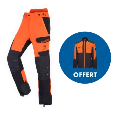 Pantalon anti-coupure SOLIDUR INFINITY - Classe 1 - Type A - Orange