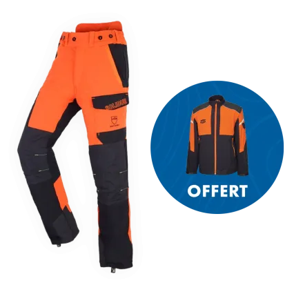 Pantalon anti-coupure SOLIDUR INFINITY - Classe 1 - Type A - Orange