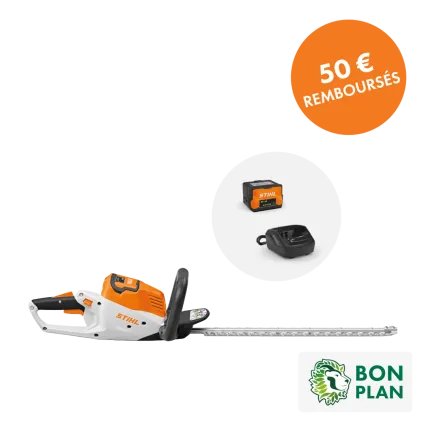 STIHL Bon plan - Taille-haies à batterie STIHL HSA 50.1 - Pack 1 batterie