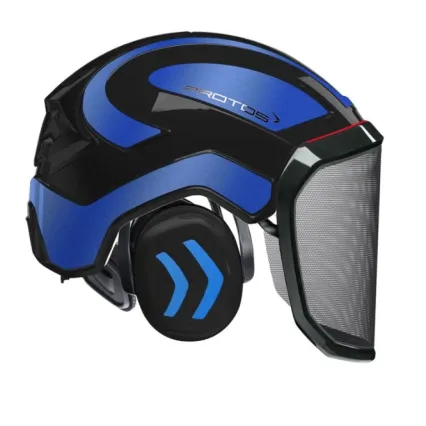 PROTOS Casque Protos® Integral Forest (Noir et Bleu métal)
