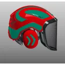 Casque Protos® Integral Forest (Rouge et Vert)