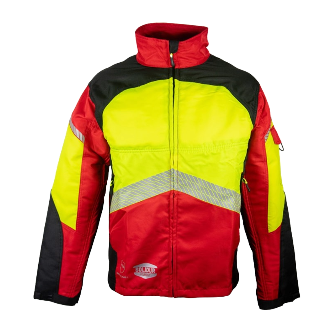 Veste anti-coupure SOLIDUR AUTHENTIC - Classe 1 - Type A - Rouge
