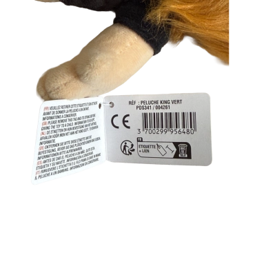 Peluche lion KING VERT KINGO - vue 3