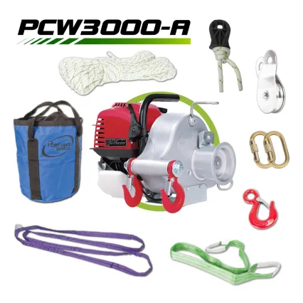 PORTABLE WINCH Pack treuil de tirage Portable Winch "PCW3000-A"