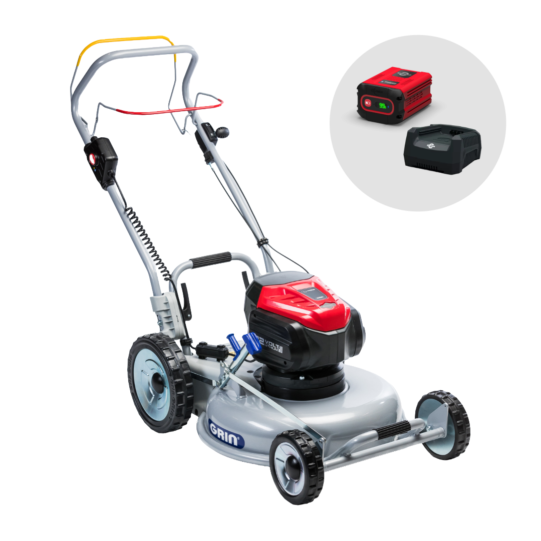 Tondeuse mulching à batterie GRIN BM53A - Pack 1 batterie
