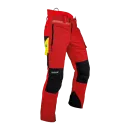 Pantalon anti-coupure PFANNER GLADIATOR VENTILATION - Classe 1 - Type A - Rouge