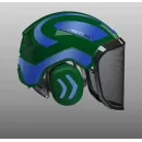 Casque Protos® Integral Forest (Olive et Bleu métal)