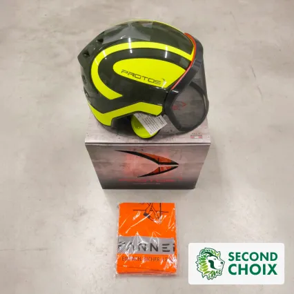PROTOS Bon plan- Casque Protos® Integral Forest (Olive et Jaune fluo)