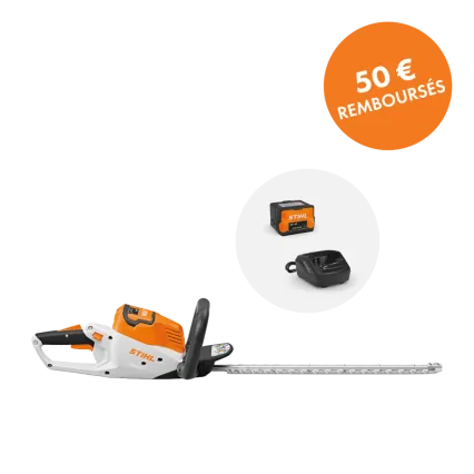 STIHL Taille-haies à batterie STIHL HSA 50 pack 1 batterie