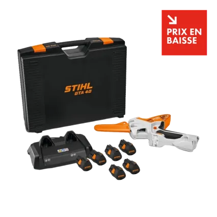 Scie de jardin à batterie STIHL GTA 40 - Pack 6 batteries