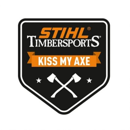 STIHL Sticker "KISS MY AXE"