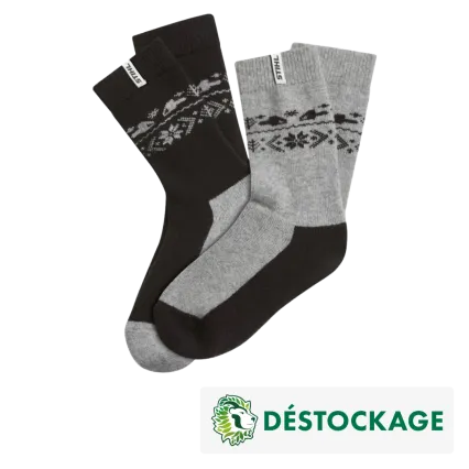 STIHL Déstockage - Lot de 2 chaussettes XMAS 2021 STIHL