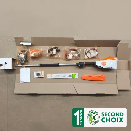 STIHL Second choix - Perche d'&eacute;lagage &agrave; batterie STIHL HTA 150 - Version poign&eacute;e ronde