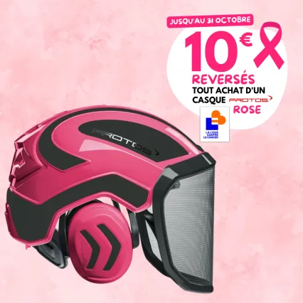 Casque Protos® Integral Forest (Rose et Noir mat)