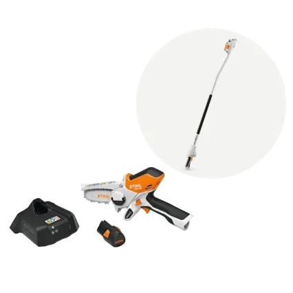 STIHL Scie de jardin &agrave; batterie STIHL GTA 26 - Pack complet et rallonge