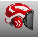 Casque Protos® Integral Forest (Rouge et Blanc)