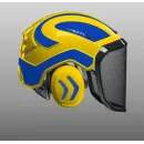 Casque Protos® Integral Forest (Jaune et Bleu)