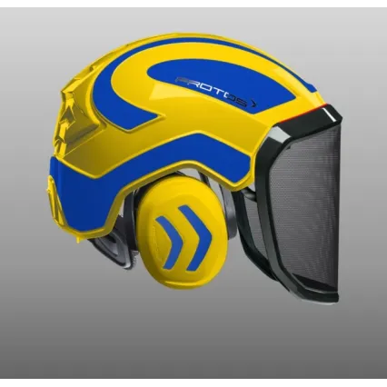 PROTOS Casque Protos® Integral Forest (Jaune et Bleu)