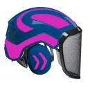 Casque Protos® Integral Forest (Bleu et Rose)