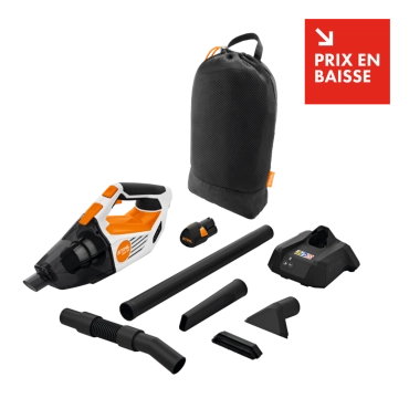 Aspirateur à main STIHL SEA 20 pack complet