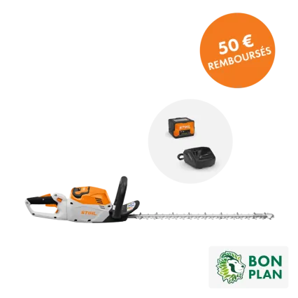 STIHL Bon plan - Taille-haies à batterie STIHL HSA 60.1 - Pack 1 batterie