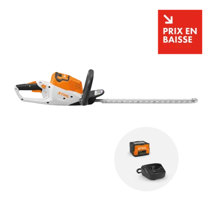 Taille-haies à batterie STIHL HSA 50 pack 1 batterie
