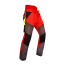 Pantalon anti-coupure PFANNER GLADIATOR EXTREME - Classe 1 - Type A - Rouge