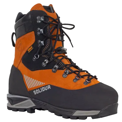 SOLIDUR Chaussures anti-coupure SOLIDUR LOGWOOD S3 - Classe 3 - Bombay Brown